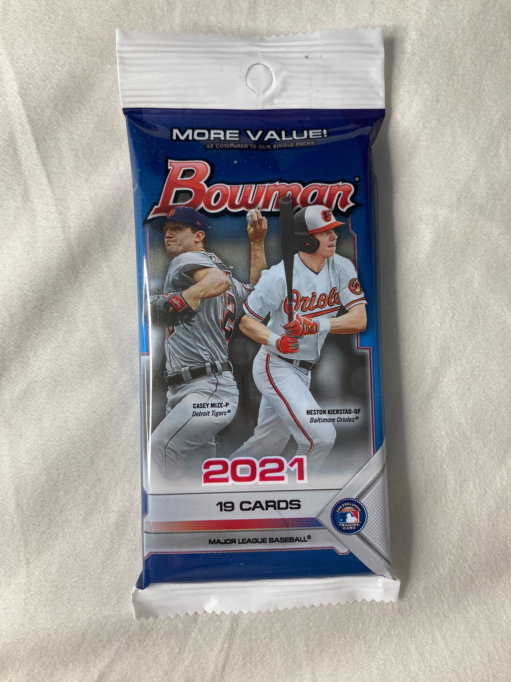 2021 Bowmans Baseball 19-Card Fat Pack Collectible Valuable Cards
