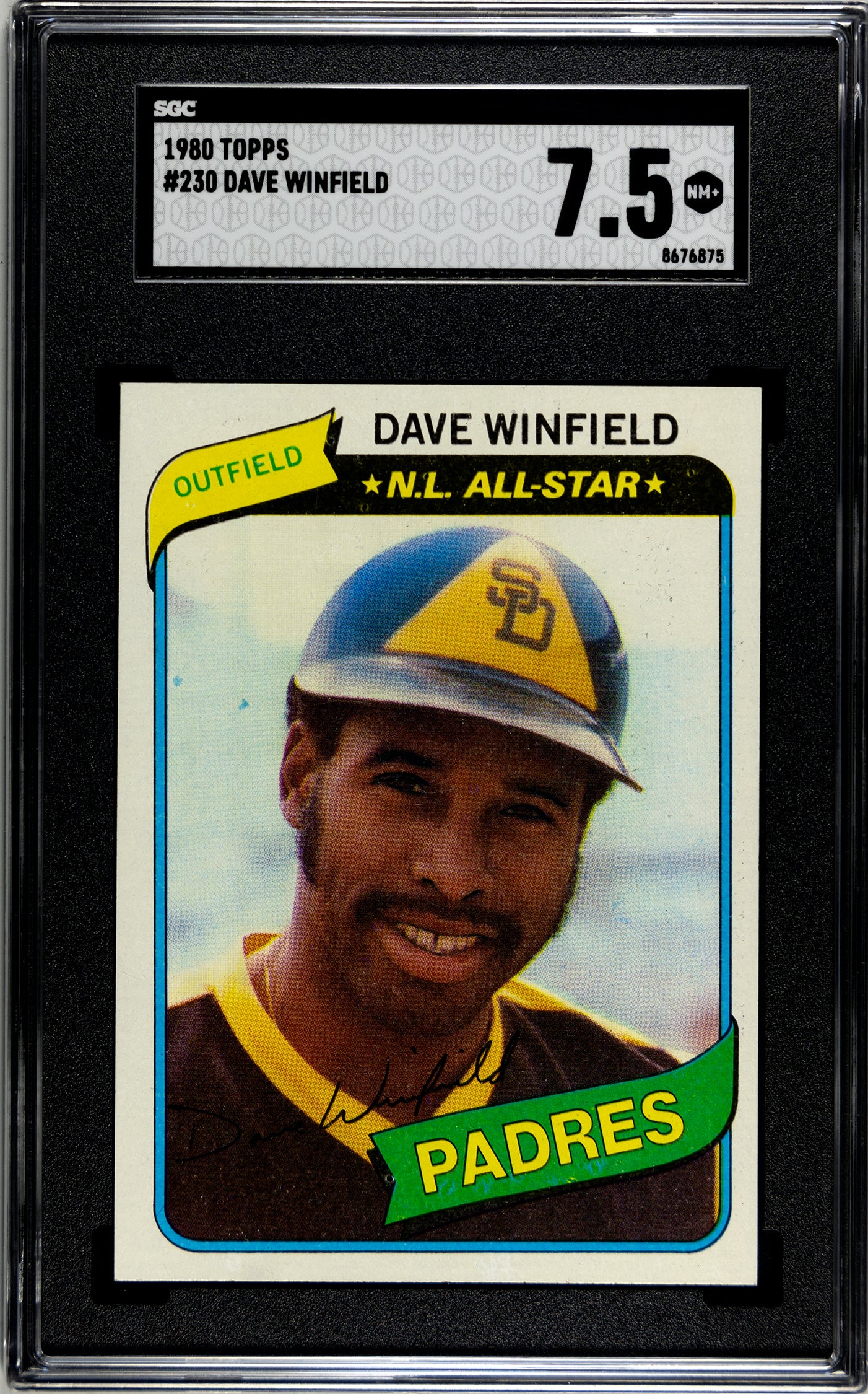 SGC 7.5 1980 Topps Dave Winfield #230