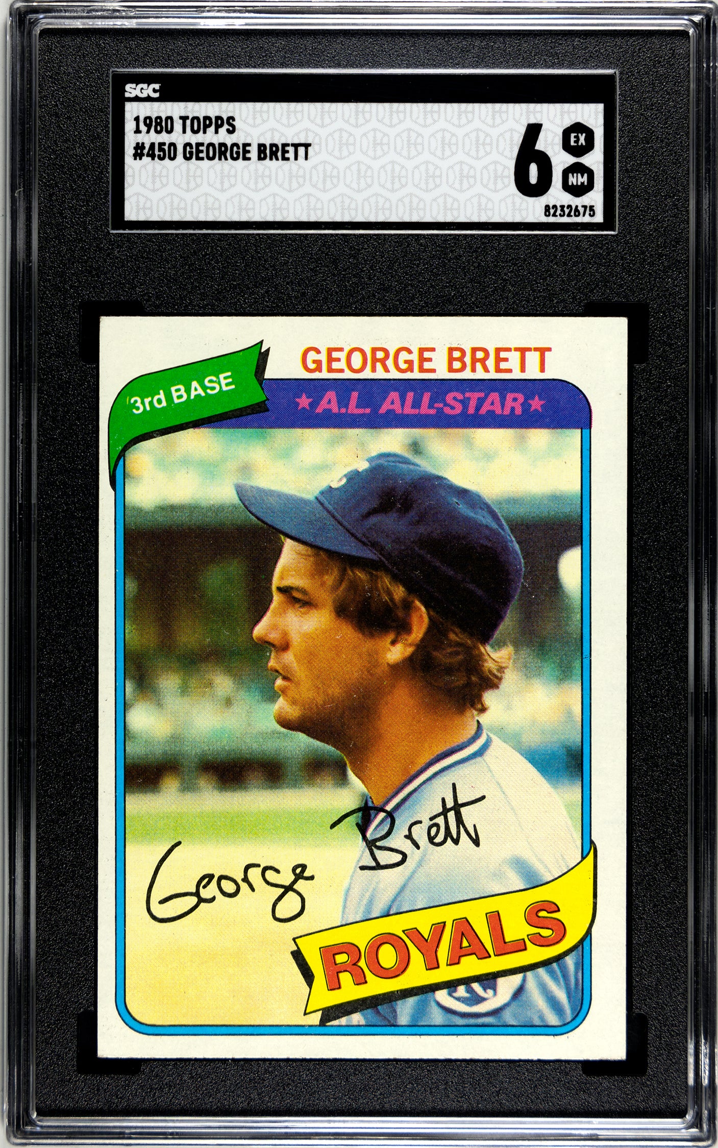 SGC 6 1980 Topps George Brett #450