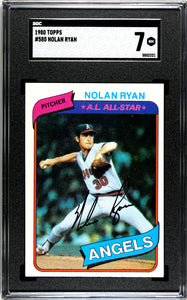 SGC 7 1980 Topps Nolan Ryan #580