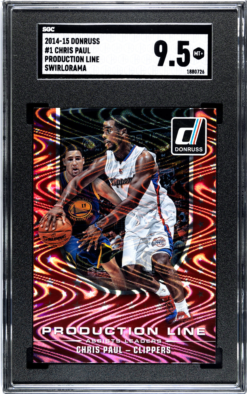 SGC 9.5 Chris Paul 2014 Swirlorama #1 Valuable Collectible Trading Sports Card