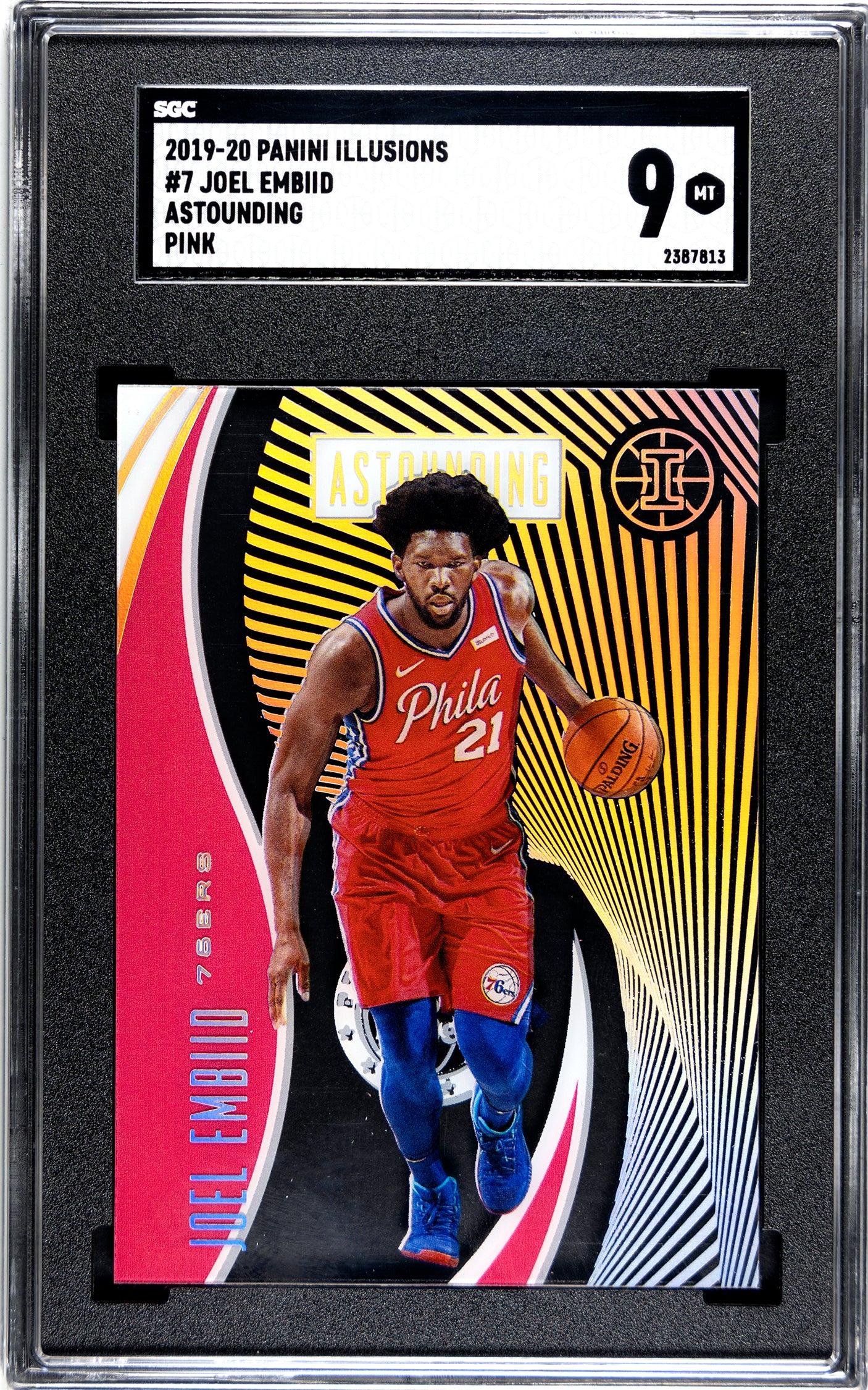 SGC 9 2019-20 Illusions Joel Embid  Astounding Pink #7