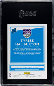 SGC 9.5 Tyrese Haliburton Rated Rookie #231 Valuable Collectible Trading Sports Card