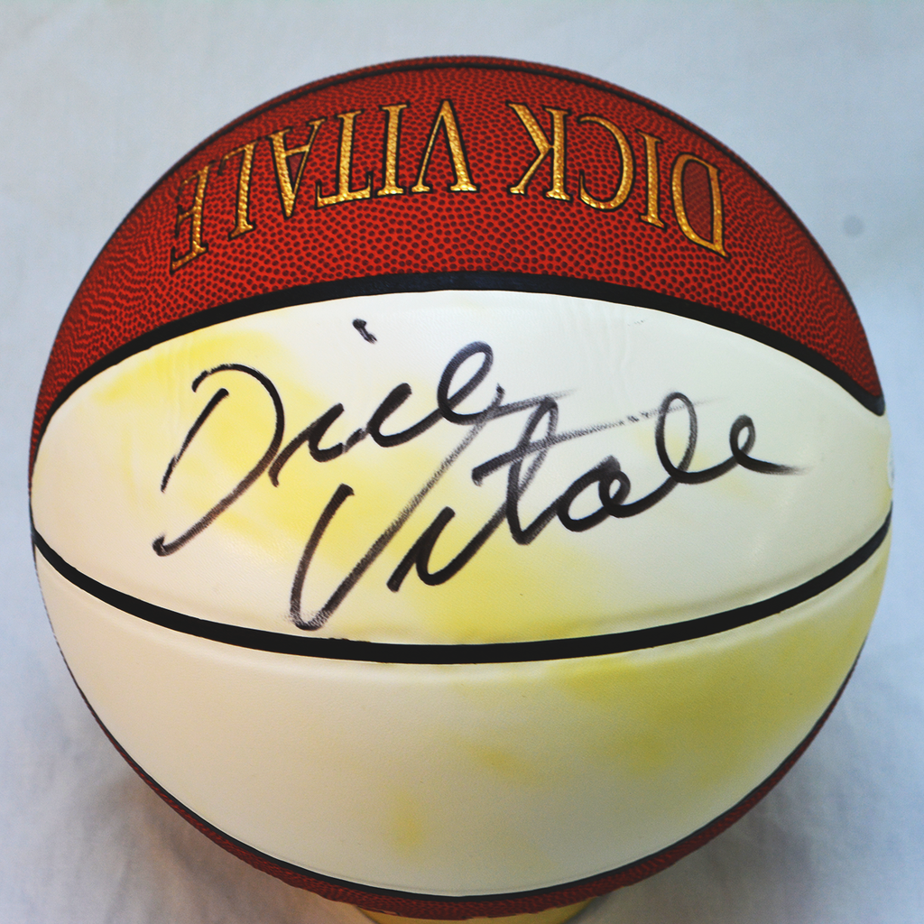 Dick Vitale Autographed Basketball w/ James Spence Authentication LOA Valuable Collectible